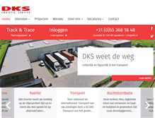 Tablet Screenshot of dks.nl