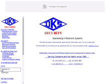 Tablet Screenshot of dks.com.au